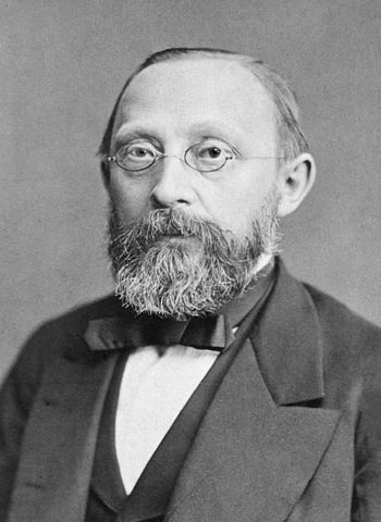 robert virchow en la foto formuló el tercer principio de la teoría celular